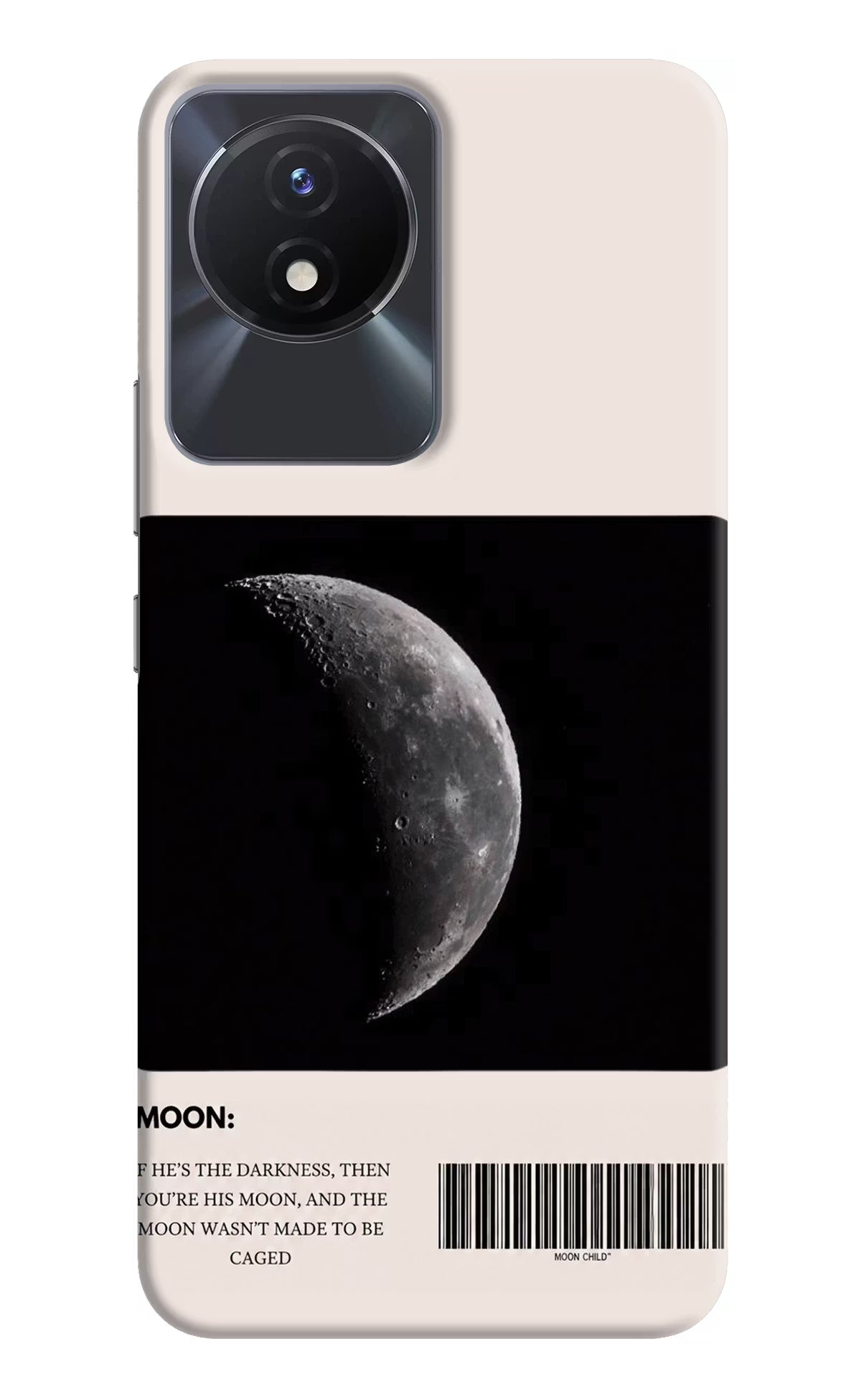Moon Phase Vivo Y02/Y02T Back Cover