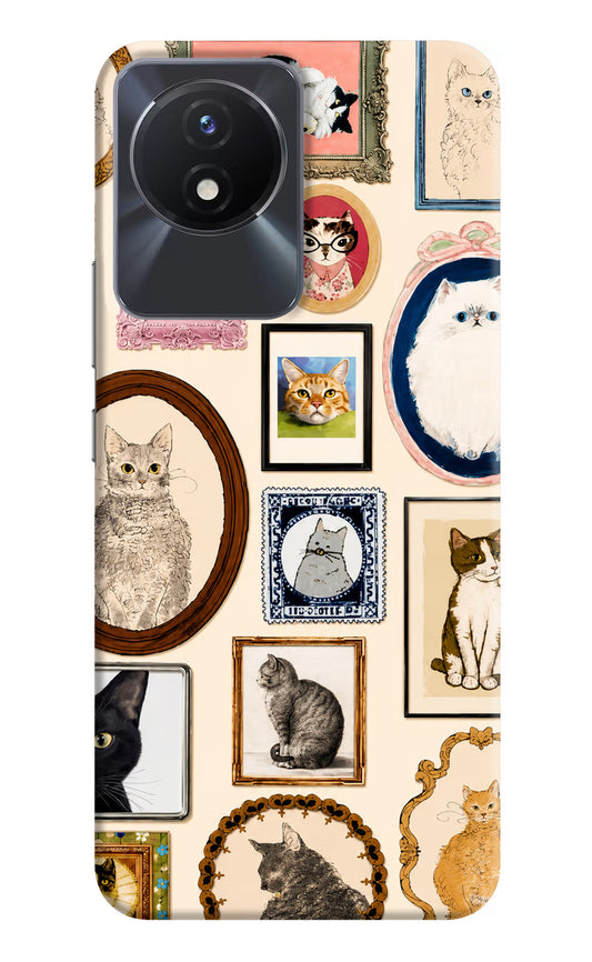 Mirror Cats Vivo Y02/Y02T Hard Case Back Cover by Casekaro