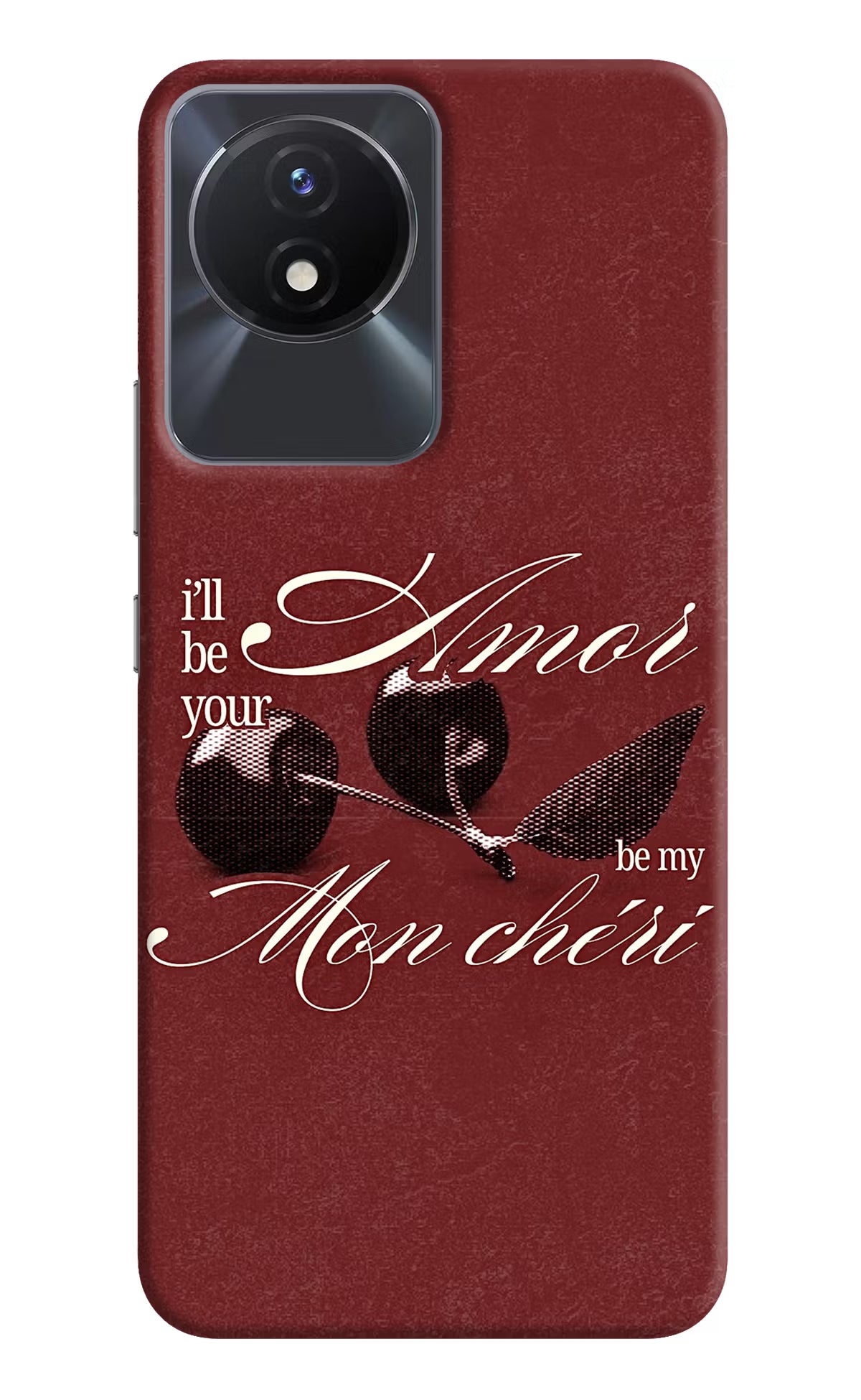 Velvet Cherry Vivo Y02/Y02T Back Cover