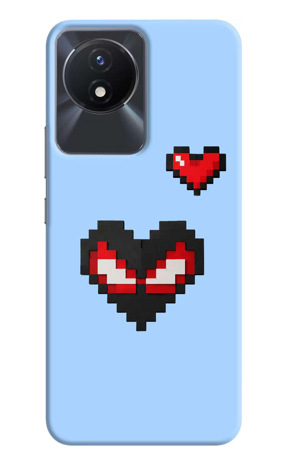 Peter Heart Vivo Y02/Y02T Back Cover
