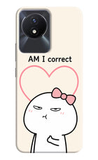 Always Right Vivo Y02/Y02T Hard Case Back Cover by Casekaro