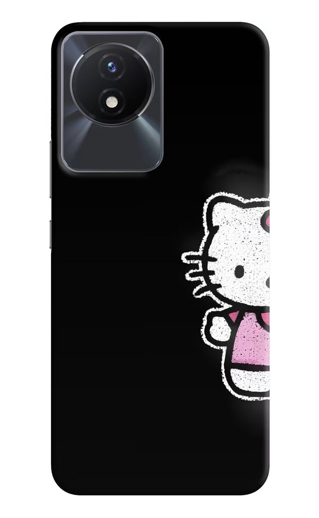 Kitty Charm Vivo Y02/Y02T Hard Case Back Cover by Casekaro