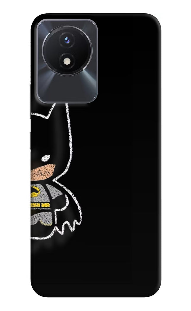 Bat Kitty Vivo Y02/Y02T Hard Case Back Cover by Casekaro