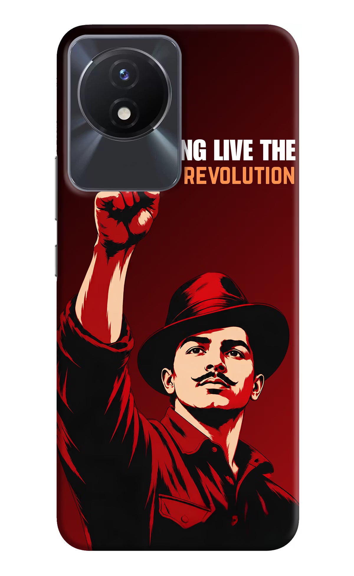 Bhagat Singh Revolution Vivo Y02/Y02T Back Cover
