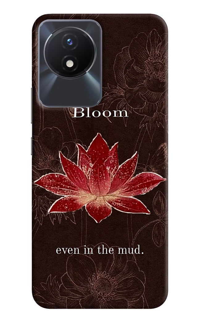 Bloom Vivo Y02/Y02T Hard Case Back Cover by Casekaro