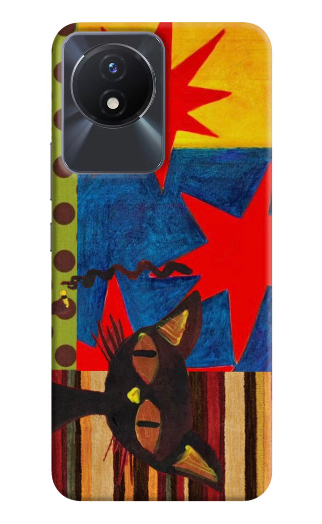 Pop Cat Vivo Y02/Y02T Hard Case Back Cover by Casekaro