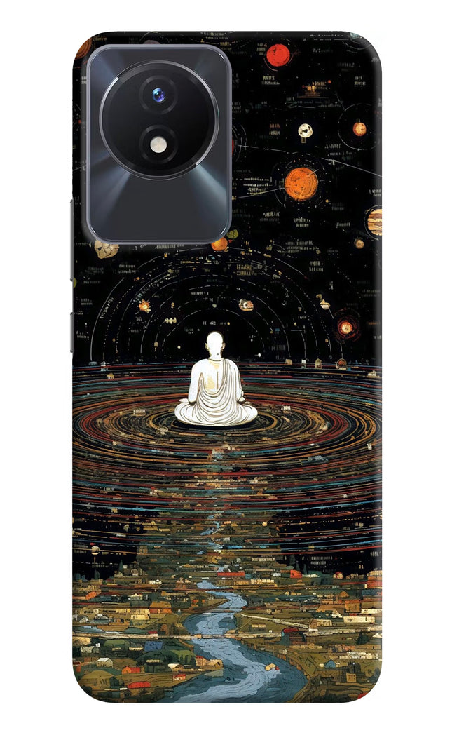Space Monk Vivo Y02/Y02T Hard Case Back Cover by Casekaro
