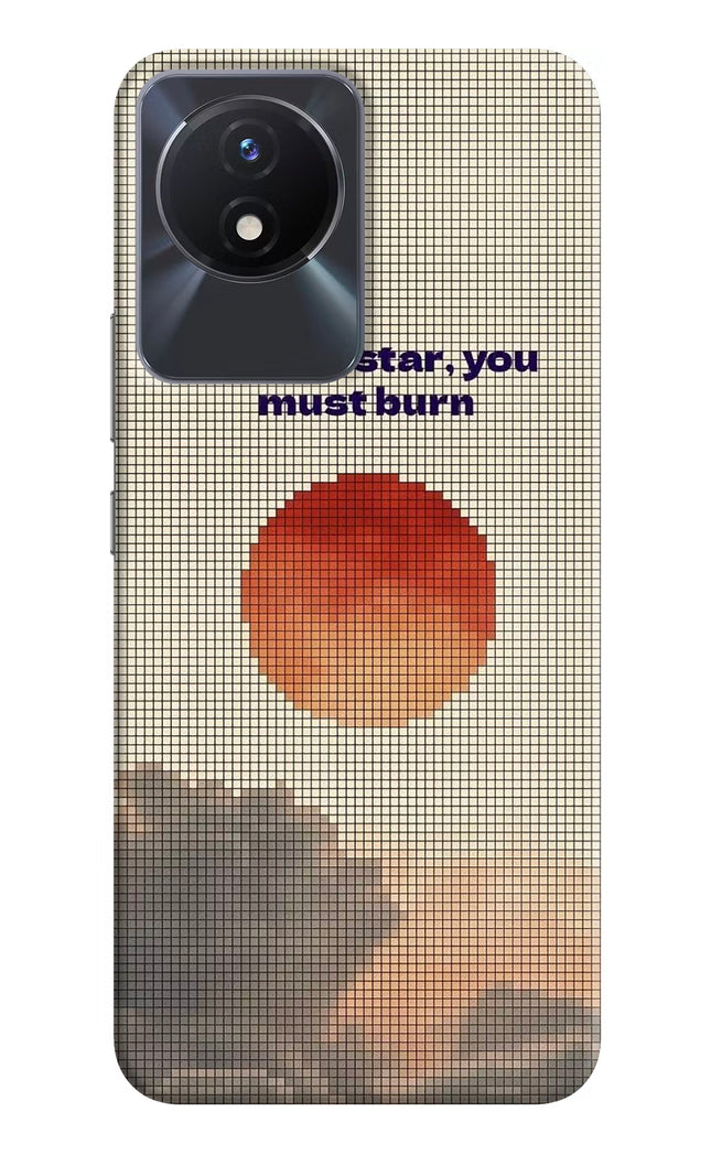 Pixel Sun Vivo Y02/Y02T Hard Case Back Cover by Casekaro