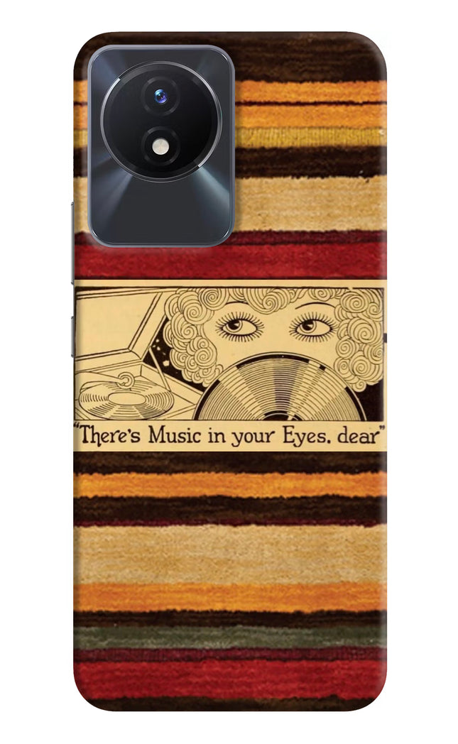 Vinyl Stripes Vivo Y02/Y02T Hard Case Back Cover by Casekaro