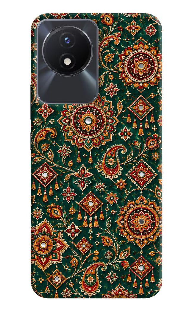 Green Pataka Vivo Y02/Y02T Hard Case Back Cover by Casekaro