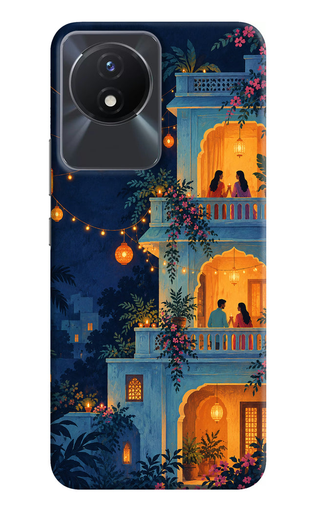 Balcony Glow Vivo Y02/Y02T Hard Case Back Cover by Casekaro