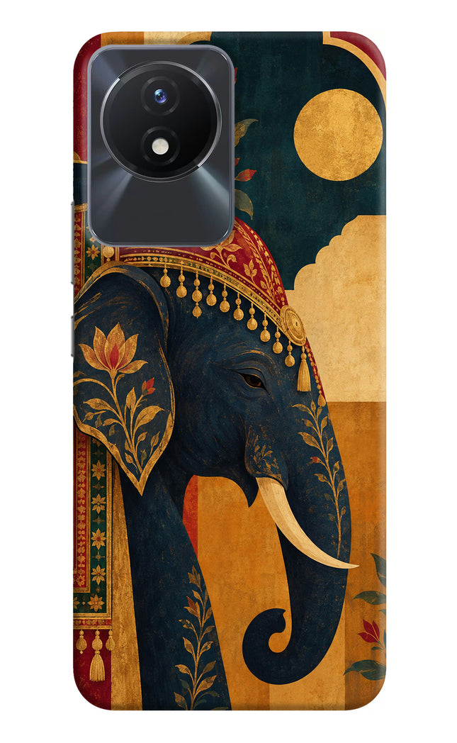 Royal Elephant Vivo Y02/Y02T Hard Case Back Cover by Casekaro