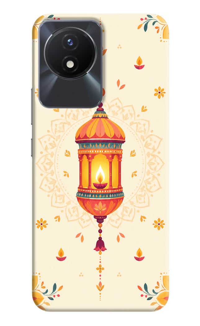 Golden Lantern Vivo Y02/Y02T Hard Case Back Cover by Casekaro