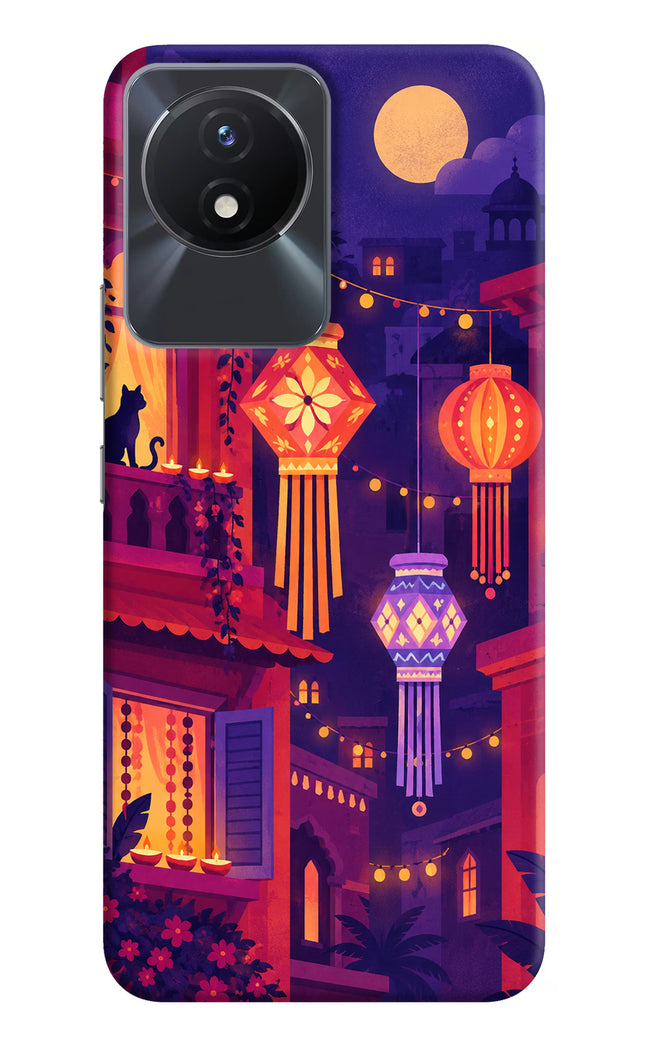 Lantern Lane Vivo Y02/Y02T Hard Case Back Cover by Casekaro