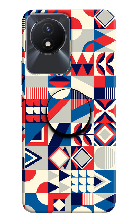 Colorful Pattern Vivo Y02/Y02T Pop Case by Casekaro