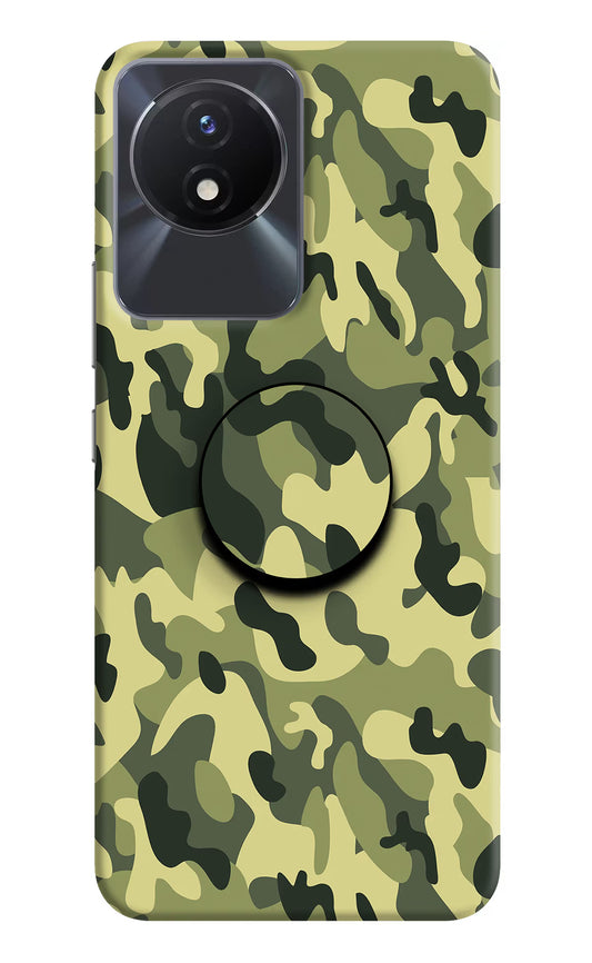 Camouflage Vivo Y02/Y02T Pop Case by Casekaro