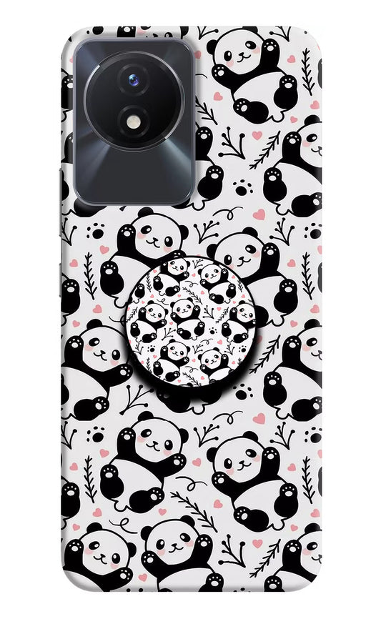 Cute Panda Vivo Y02/Y02T Pop Case by Casekaro