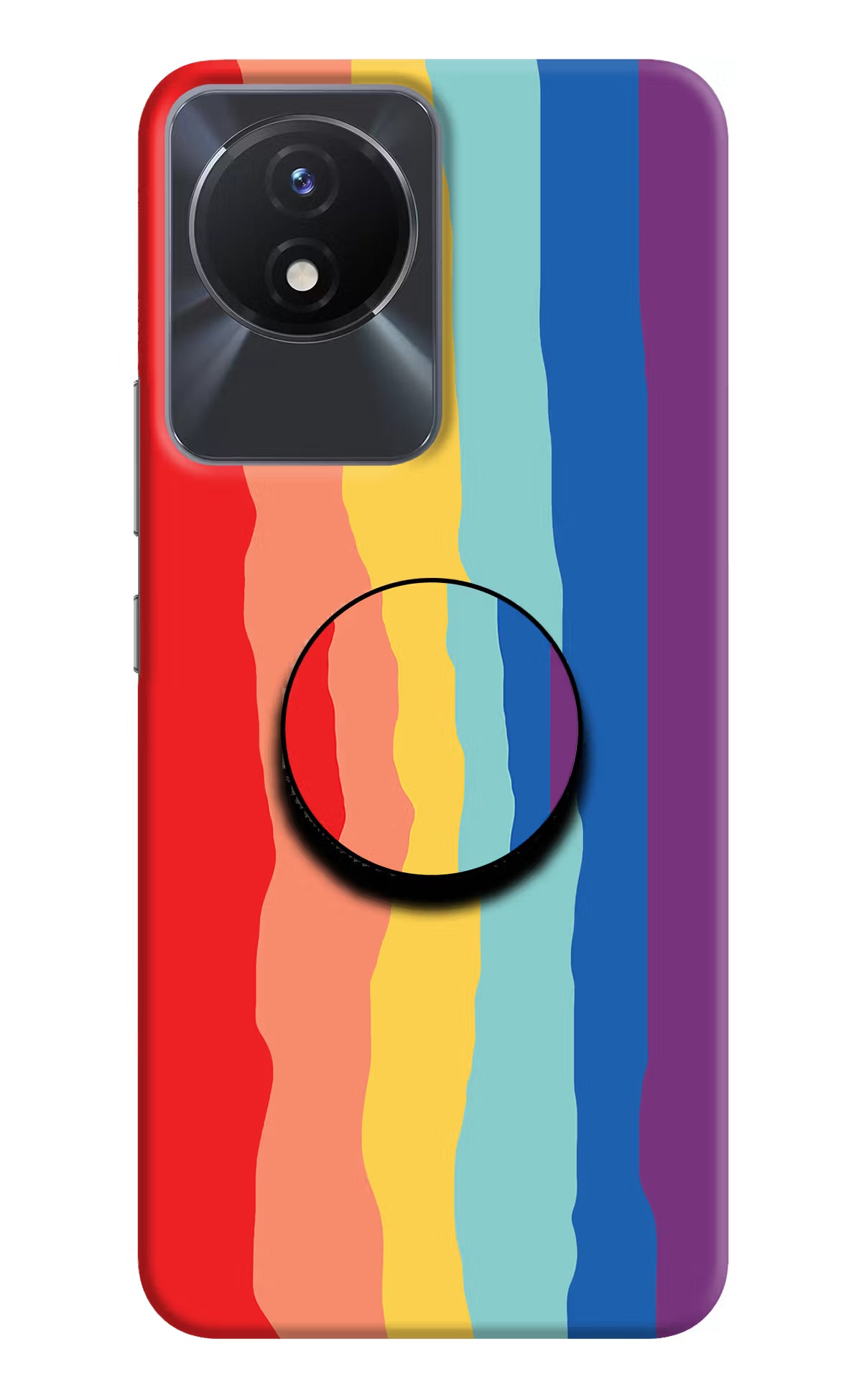 Rainbow Vivo Y02/Y02T Pop Case by Casekaro