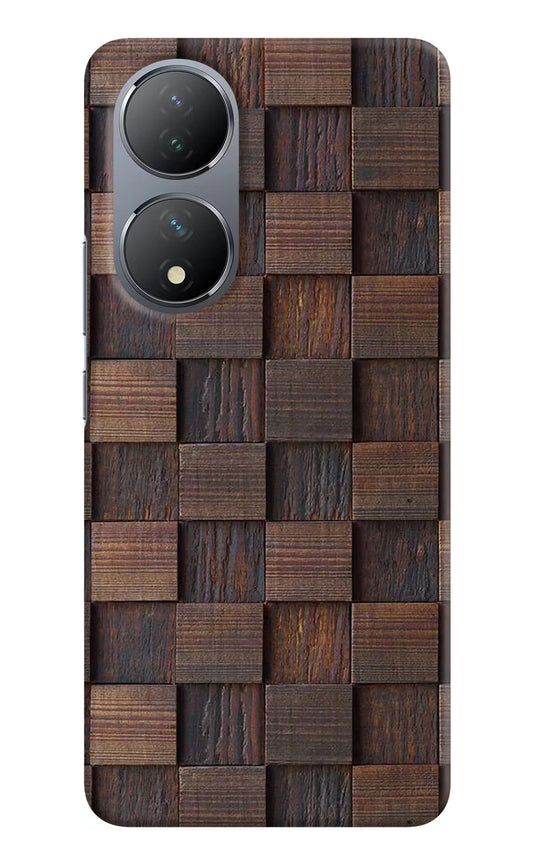Wooden Cube Design Vivo Y100 Hard Case Back Cover by Casekaro