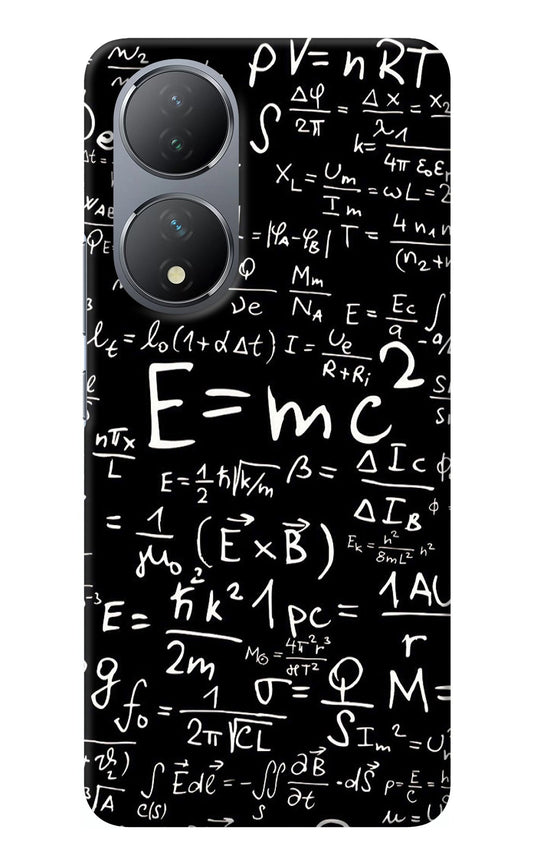 Physics Albert Einstein Formula Vivo Y100 Back Cover