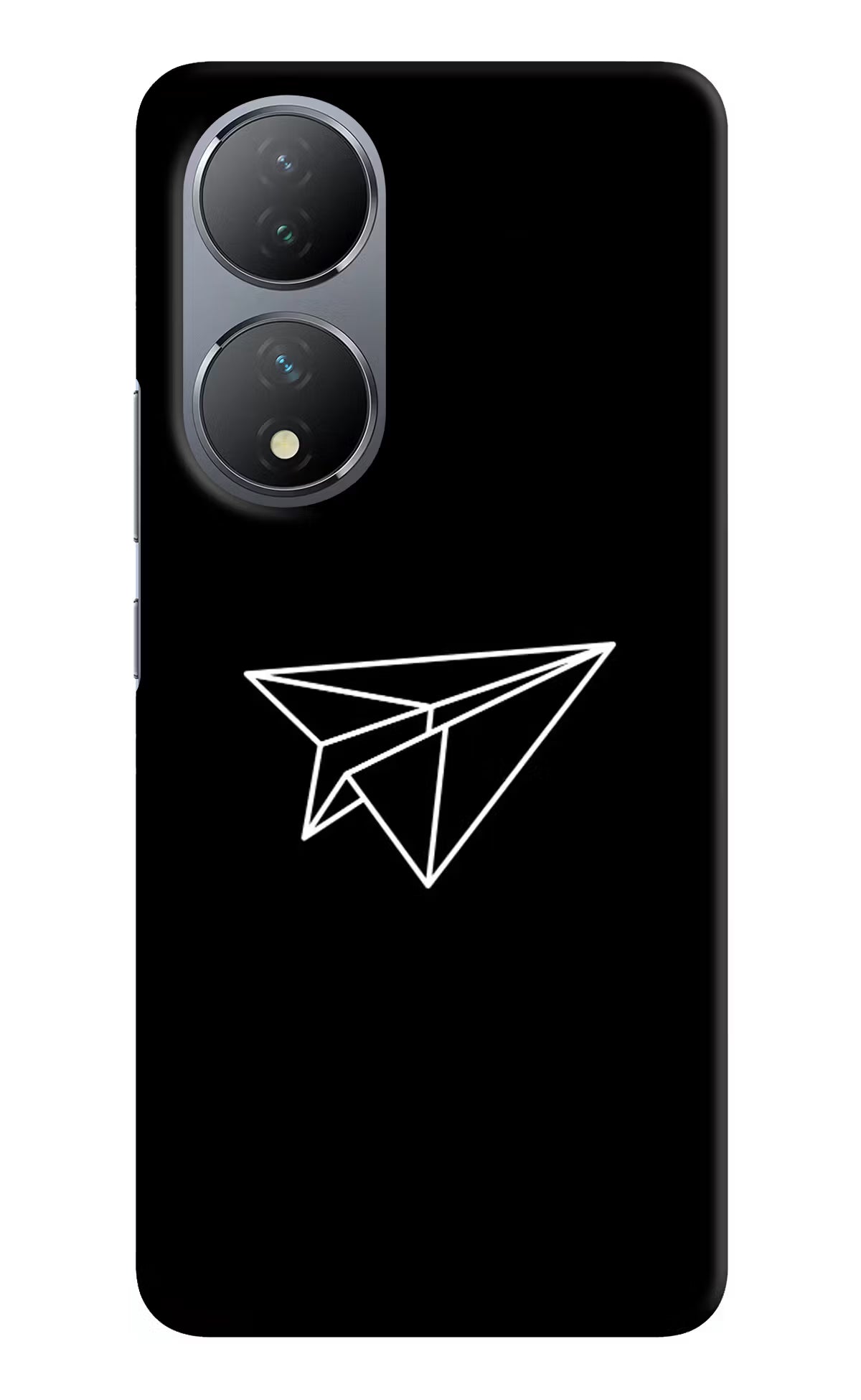 Paper Plane White Vivo Y100 Hard Case Back Cover by Casekaro