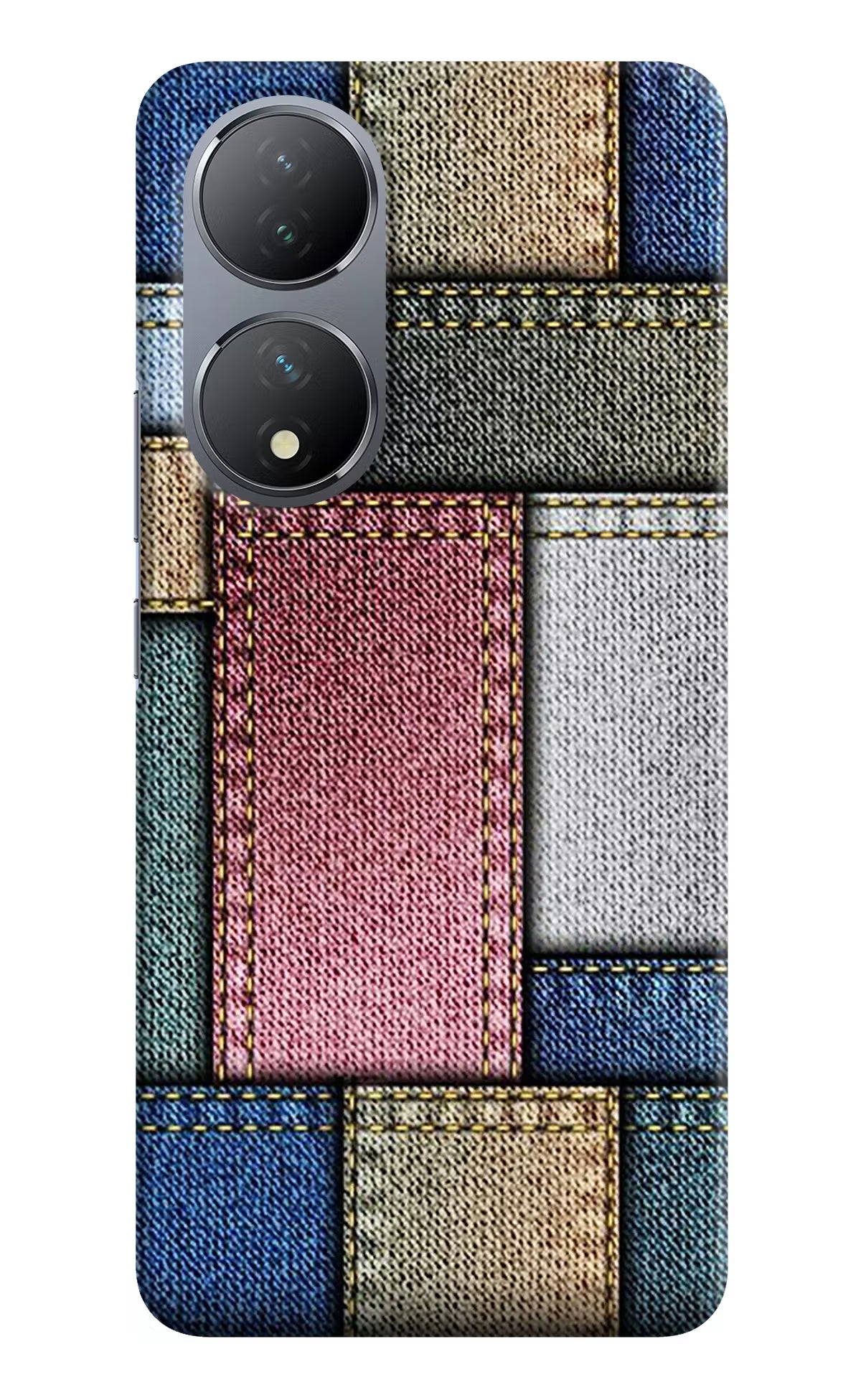 Multicolor Jeans Vivo Y100 Hard Case Back Cover by Casekaro