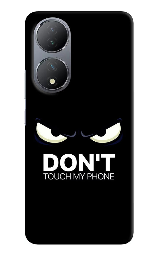 Don'T Touch My Phone Vivo Y100 Hard Case Back Cover by Casekaro