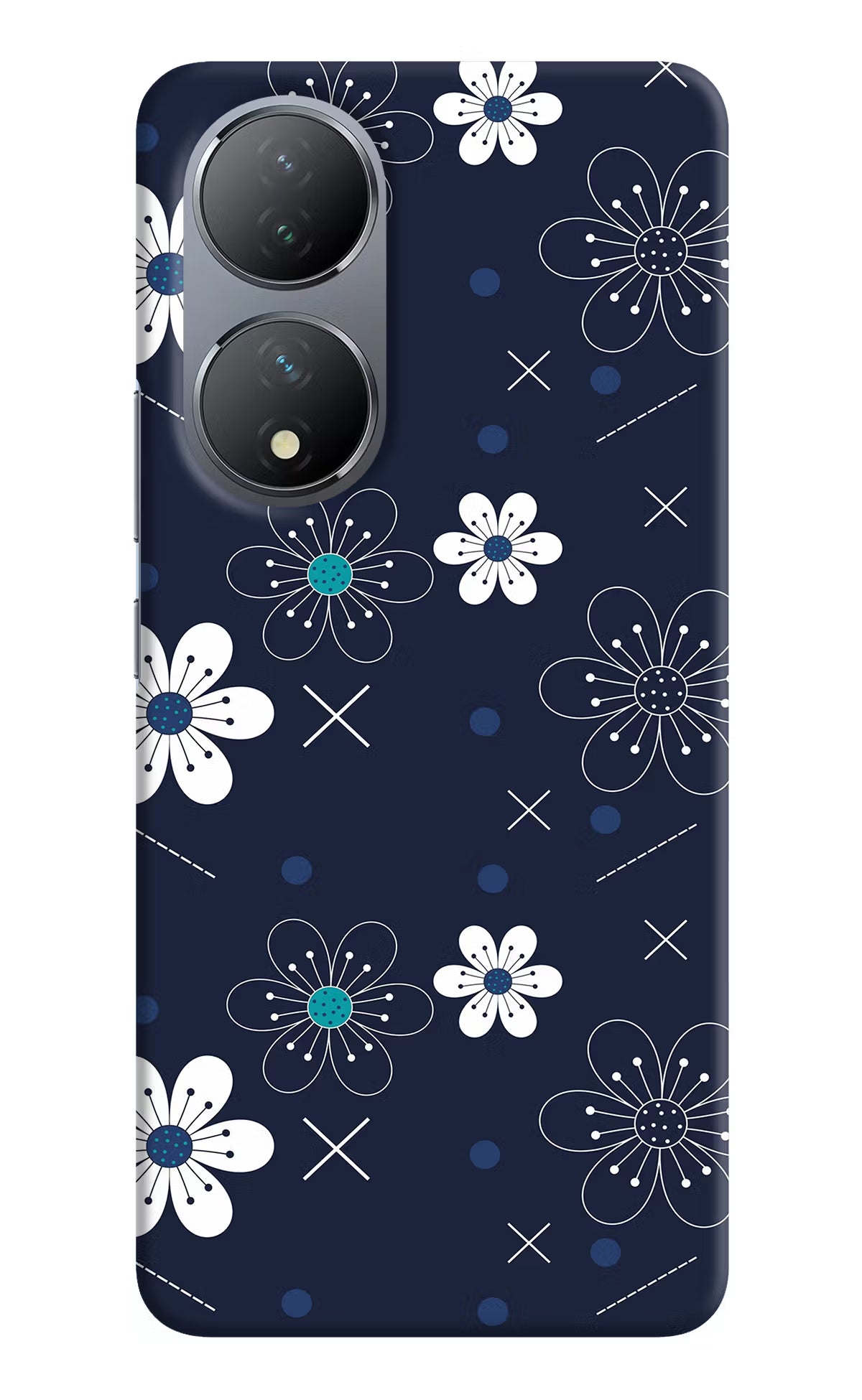 Flowers Vivo Y100 Hard Case Back Cover by Casekaro