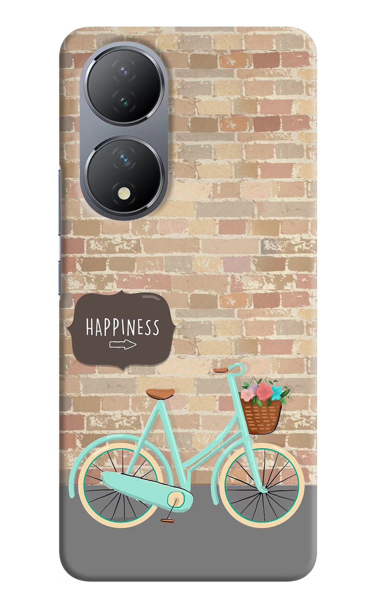 Happiness Artwork Vivo Y100 Hard Case Back Cover by Casekaro
