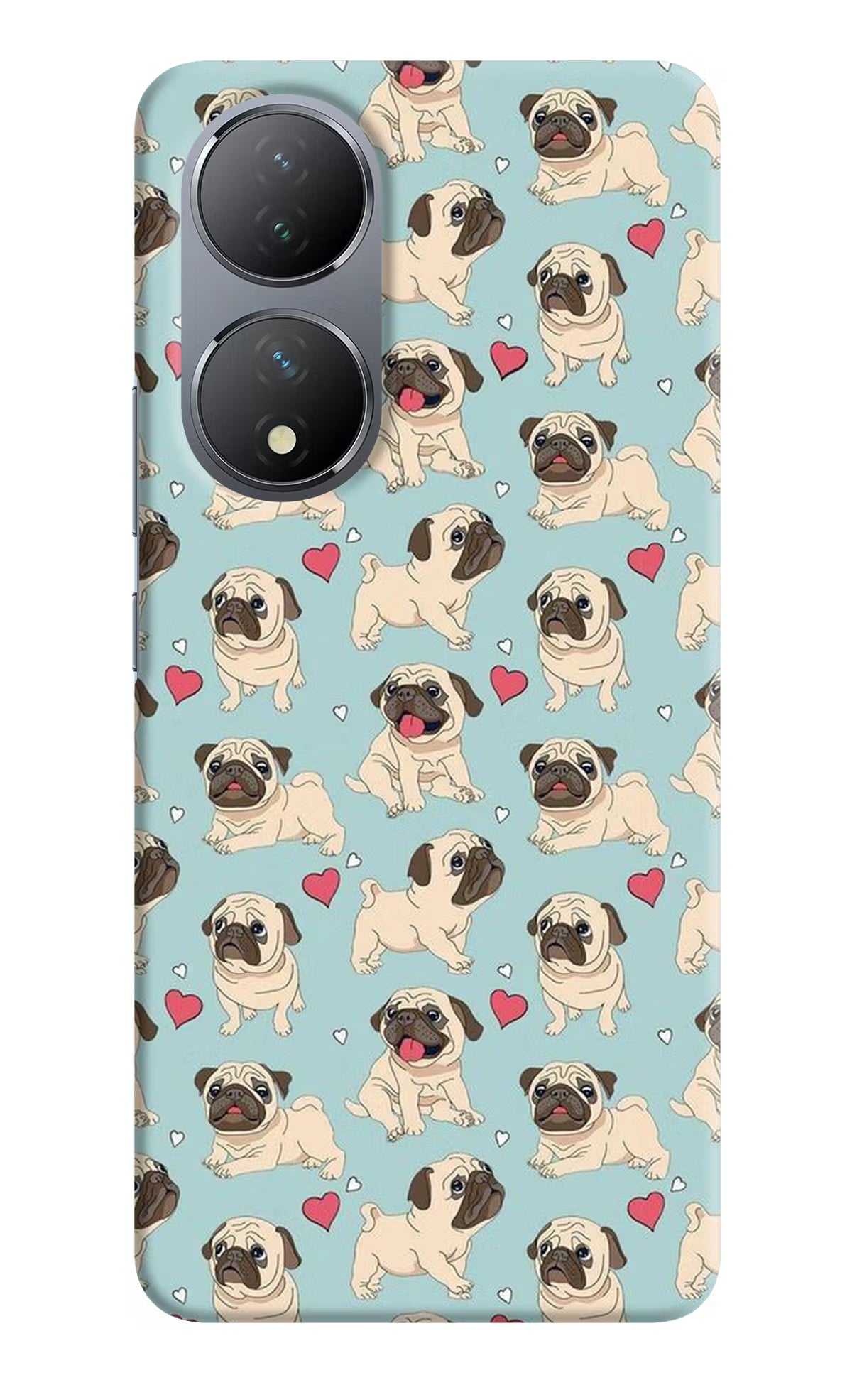 Pug Dog Vivo Y100 Hard Case Back Cover by Casekaro