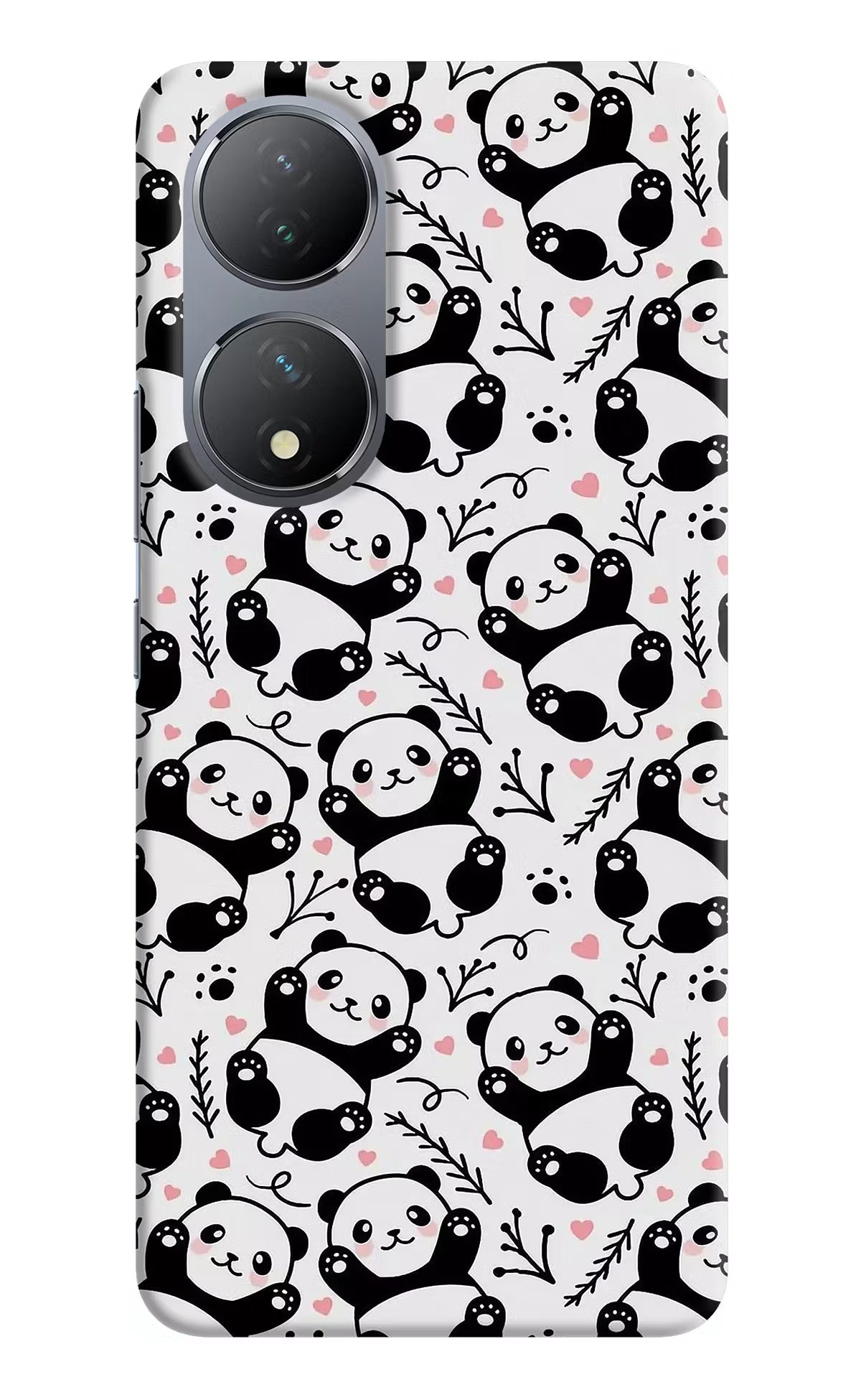 Cute Panda Vivo Y100 Hard Case Back Cover by Casekaro