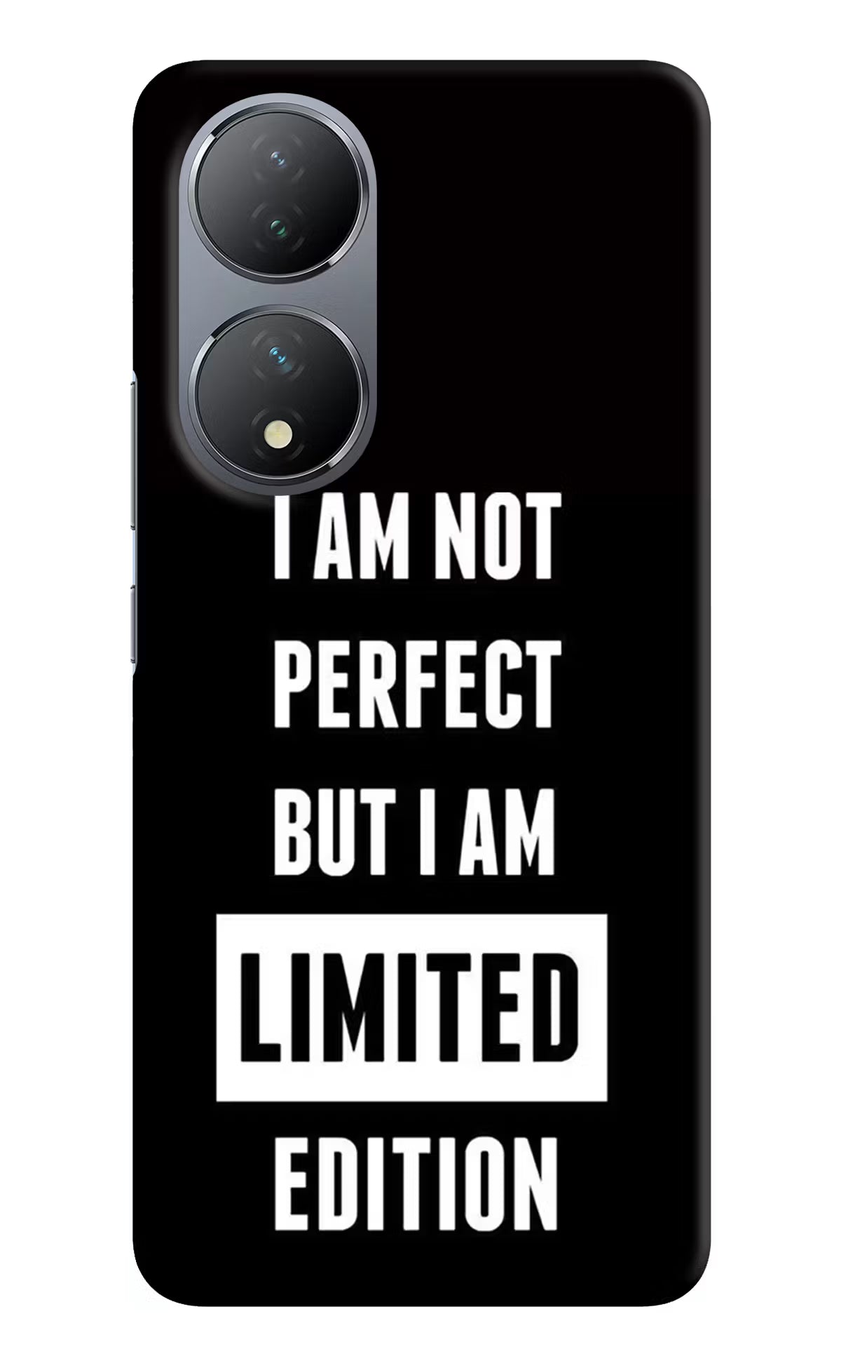 I Am Not Perfect But I Am Limited Edition Vivo Y100 Hard Case Back Cover by Casekaro