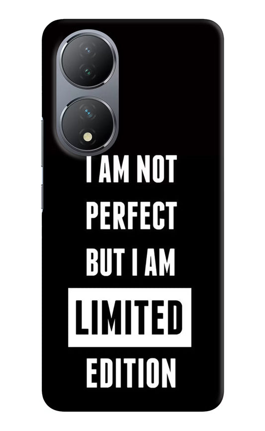 I Am Not Perfect But I Am Limited Edition Vivo Y100 Hard Case Back Cover by Casekaro