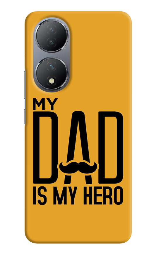 My Dad Is My Hero Vivo Y100 Hard Case Back Cover by Casekaro