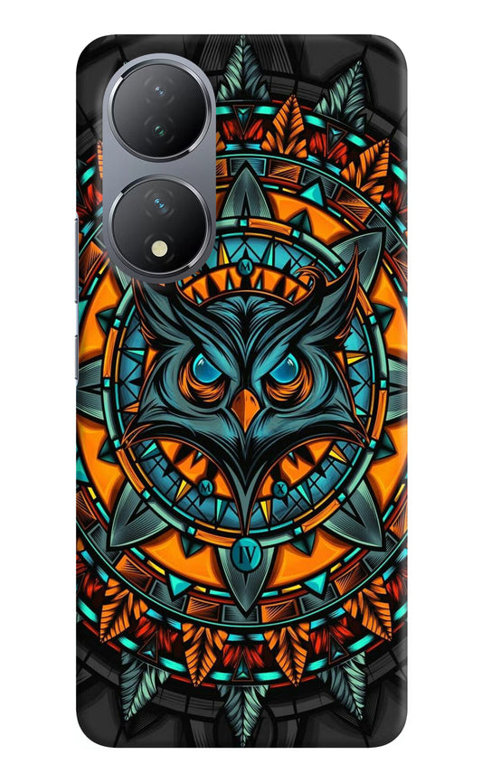 Angry Owl Art Vivo Y100 Hard Case Back Cover by Casekaro