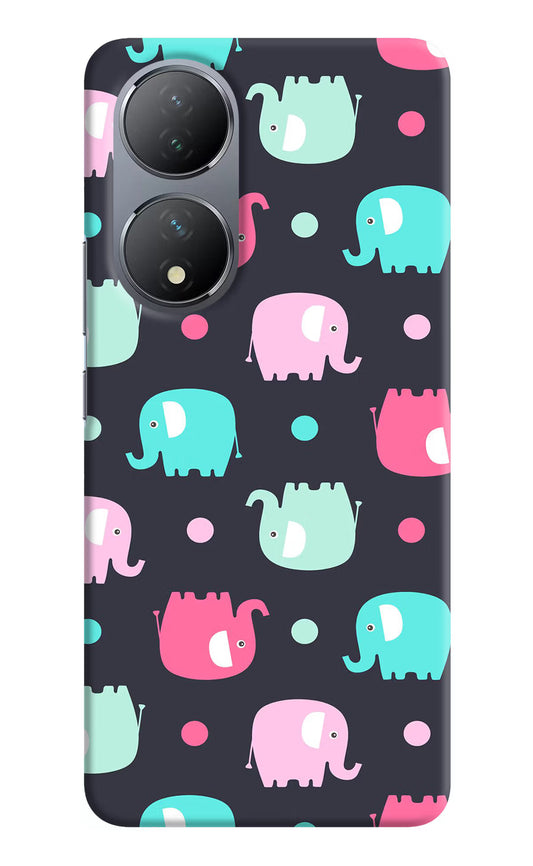 Elephants Vivo Y100 Hard Case Back Cover by Casekaro