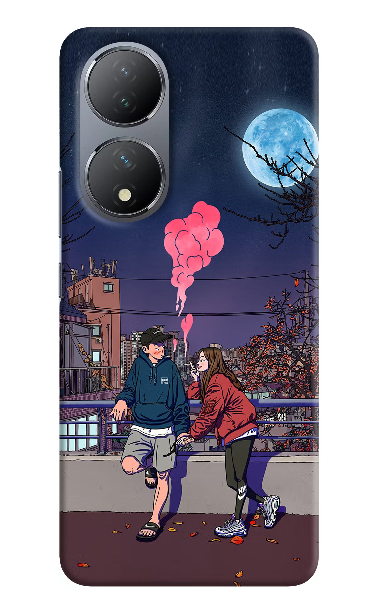 Chilling Couple Vivo Y100 Hard Case Back Cover by Casekaro