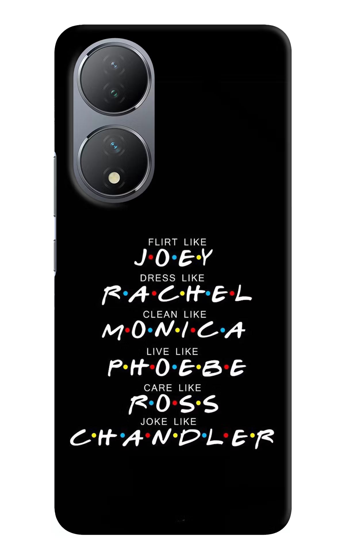 FRIENDS Character Vivo Y100 Hard Case Back Cover by Casekaro