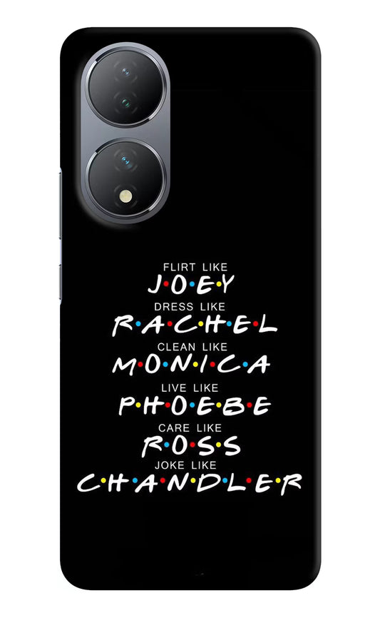 FRIENDS Character Vivo Y100 Hard Case Back Cover by Casekaro