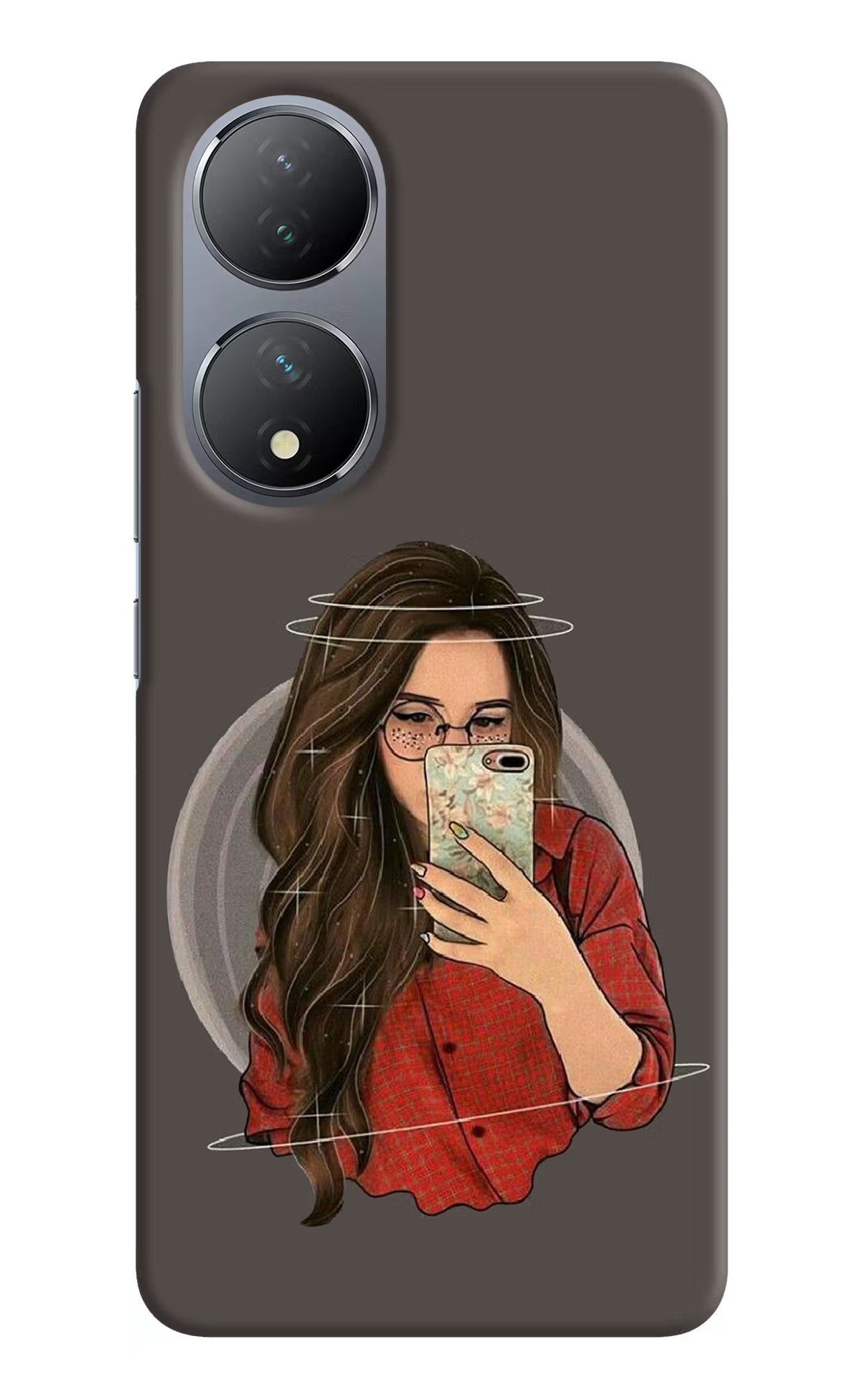 Selfie Queen Vivo Y100 Hard Case Back Cover by Casekaro