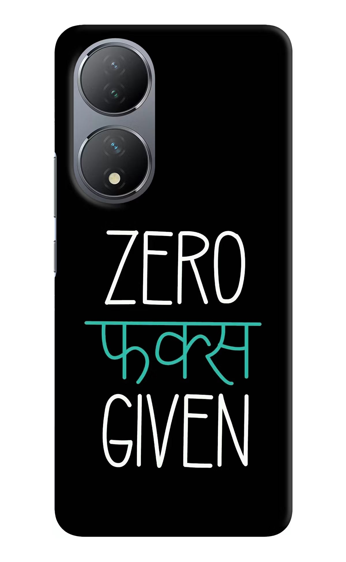 Zero Fucks Given Vivo Y100 Hard Case Back Cover by Casekaro