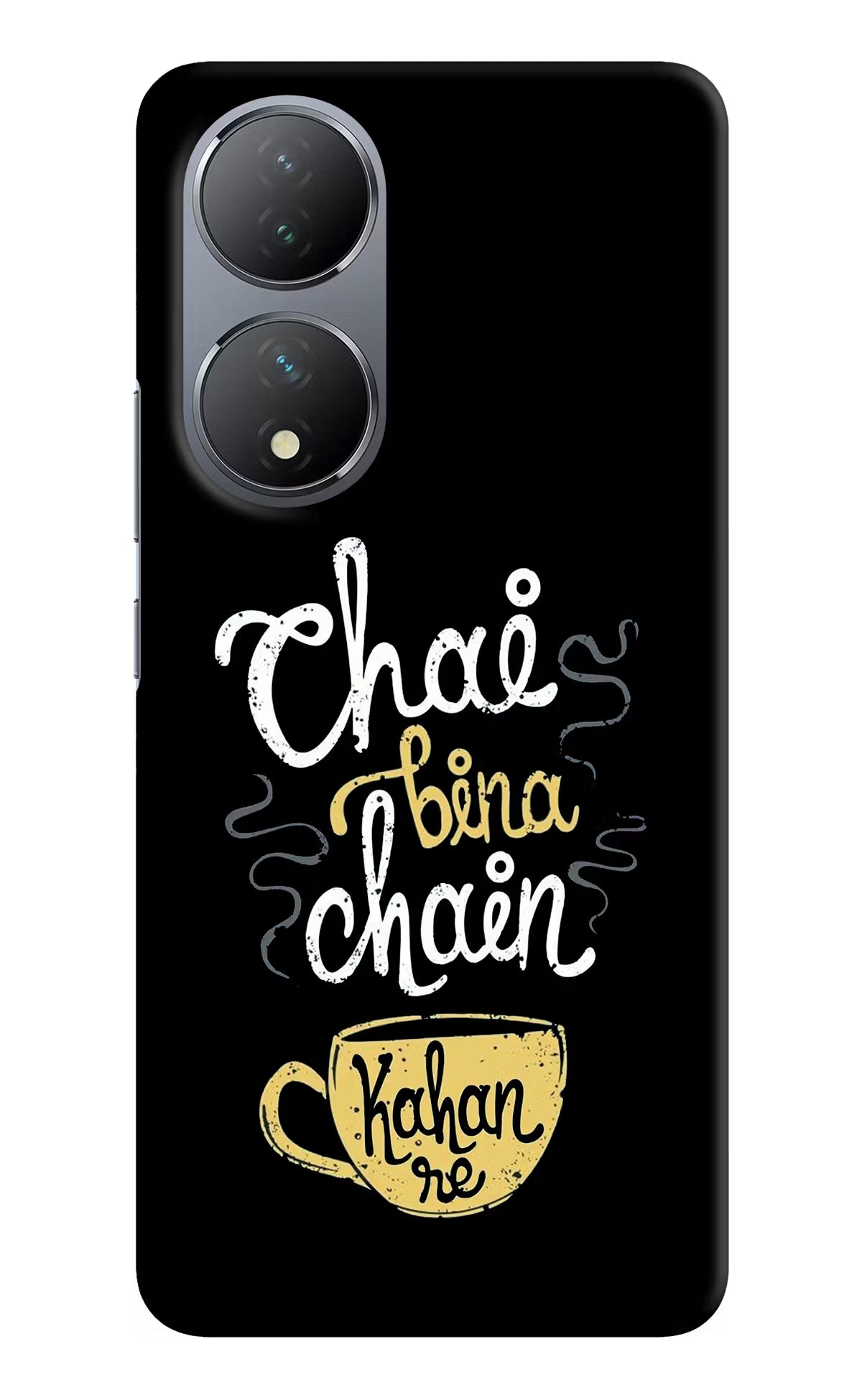 Chai Bina Chain Kaha Re Vivo Y100 Hard Case Back Cover by Casekaro