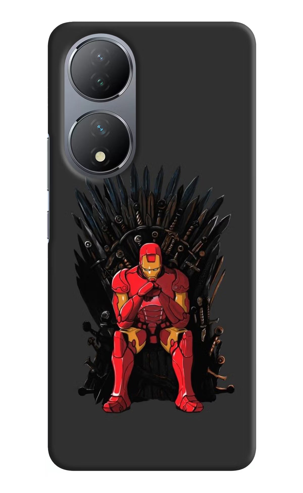 Ironman Throne Vivo Y100 Hard Case Back Cover by Casekaro