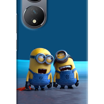 Minion Laughing Vivo Y100 Hard Case Back Cover by Casekaro