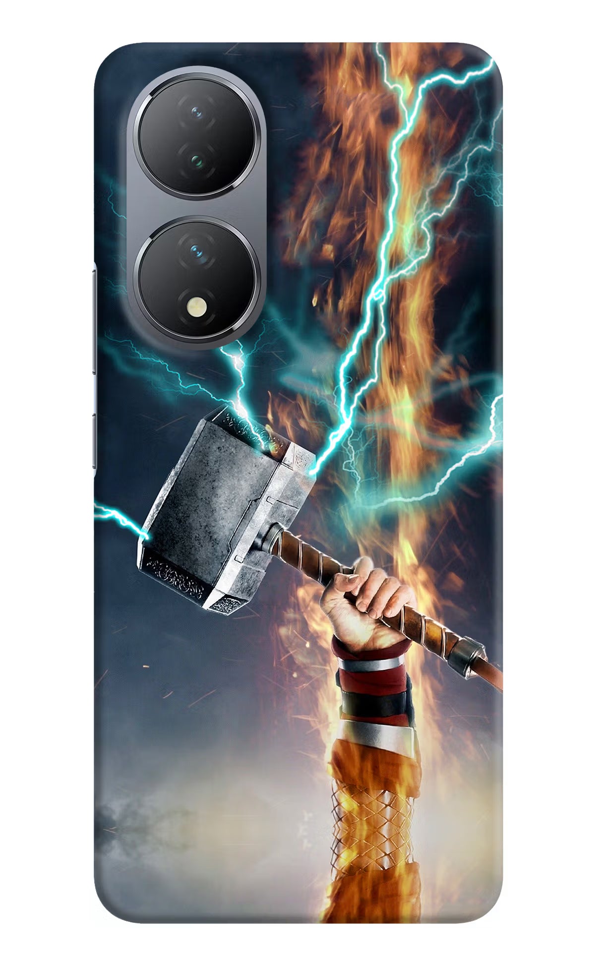 Thor Hammer Mjolnir Vivo Y100 Hard Case Back Cover by Casekaro