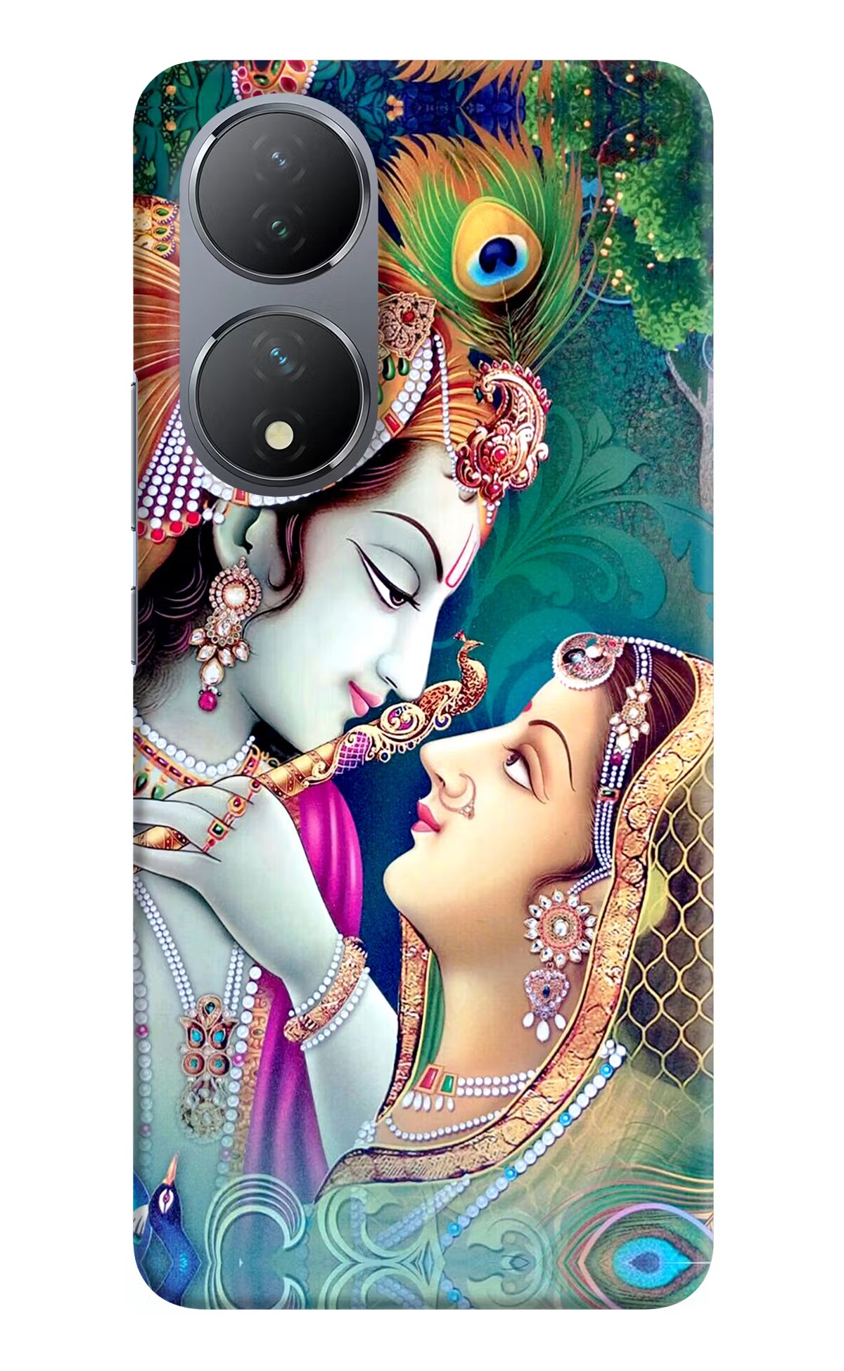 Lord Radha Krishna Vivo Y100 Hard Case Back Cover by Casekaro