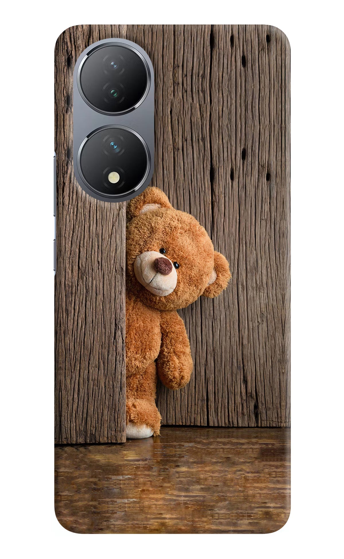 Teddy Wooden Vivo Y100 Hard Case Back Cover by Casekaro