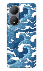 Blue Waves Vivo Y100 Hard Case Back Cover by Casekaro