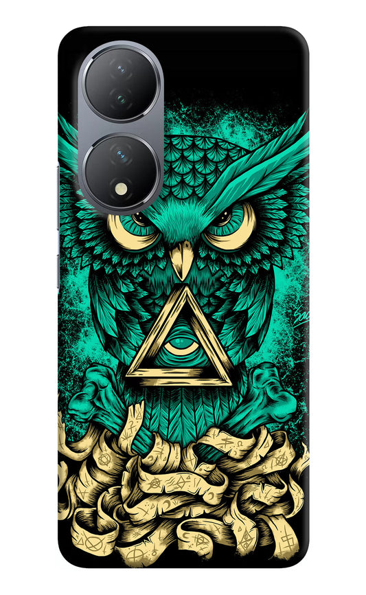 Green Owl Vivo Y100 Hard Case Back Cover by Casekaro