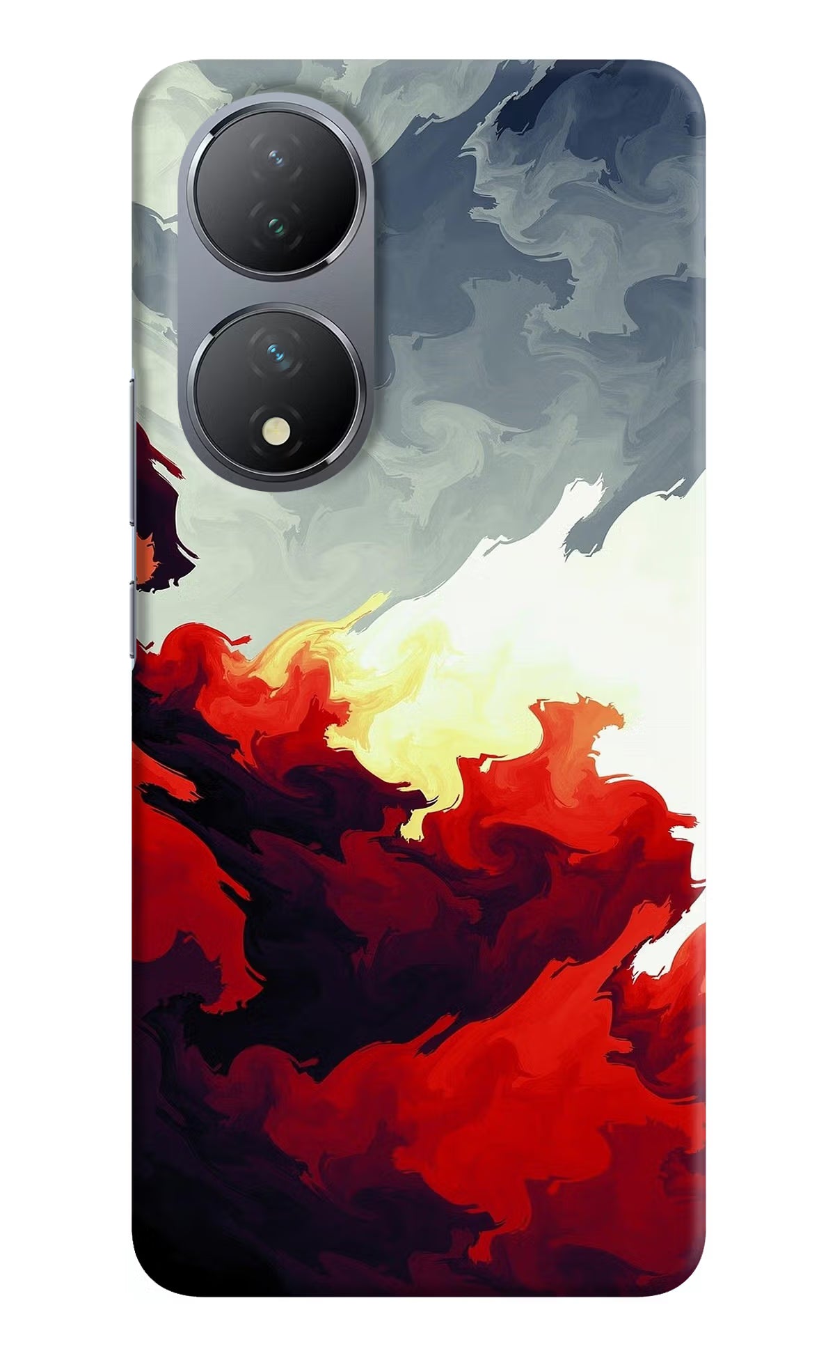 Fire Cloud Vivo Y100 Hard Case Back Cover by Casekaro